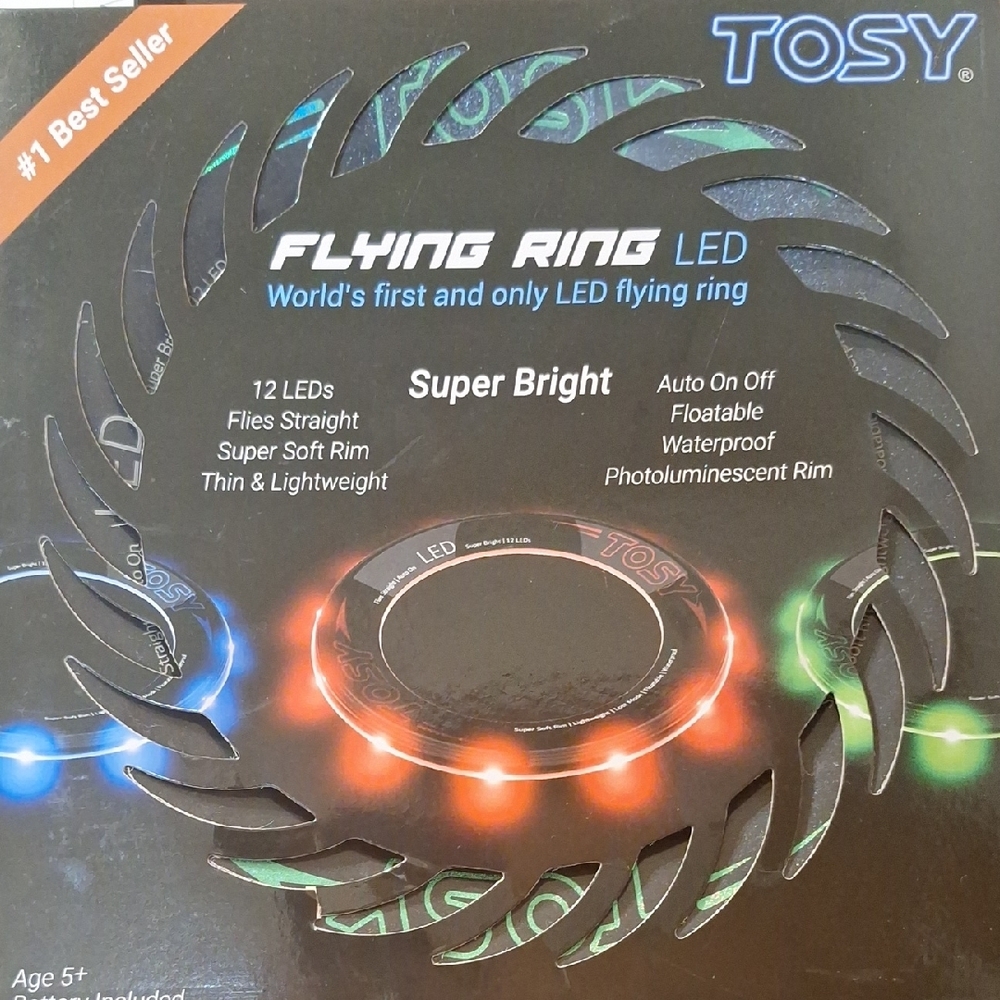 Flying Ring LED Light-Up Frisbee - Picture 4 of 7